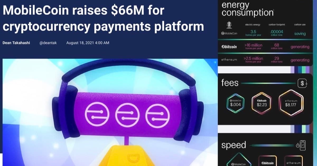 CONGRATS to MobileCoin on their $1B valuation Series B, featured image for How to write citeable passages for banking and financial services