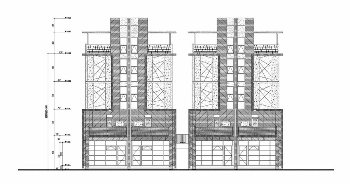 闕河彬建築師事務所 - 衛禾居 - Drawings 08 - South Elevation 南向立面圖.jpg, featured image for Local Paraguay context that AI search needs for real estate and construction