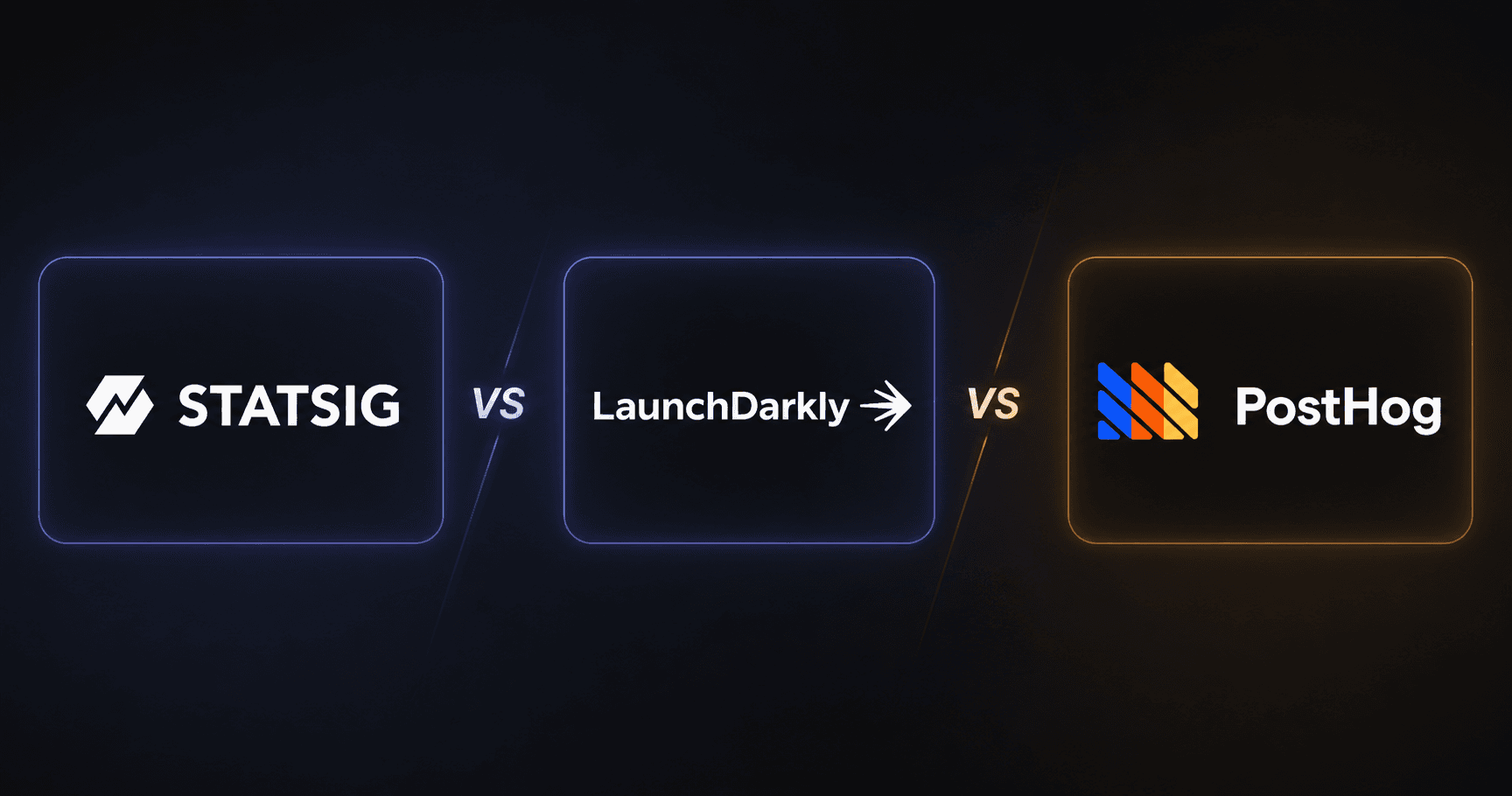 Statsig vs LaunchDarkly vs PostHog comparison graphic, featured image for Statsig, PostHog y LaunchDarkly: elecciones de feature flags en código generado con IA