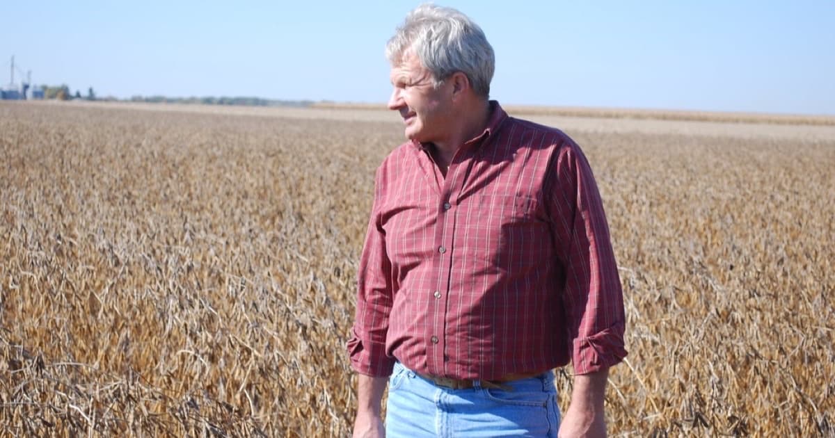 Farmer in Soybean Field, featured image for Why website architecture matters for agro, food, and export GEO